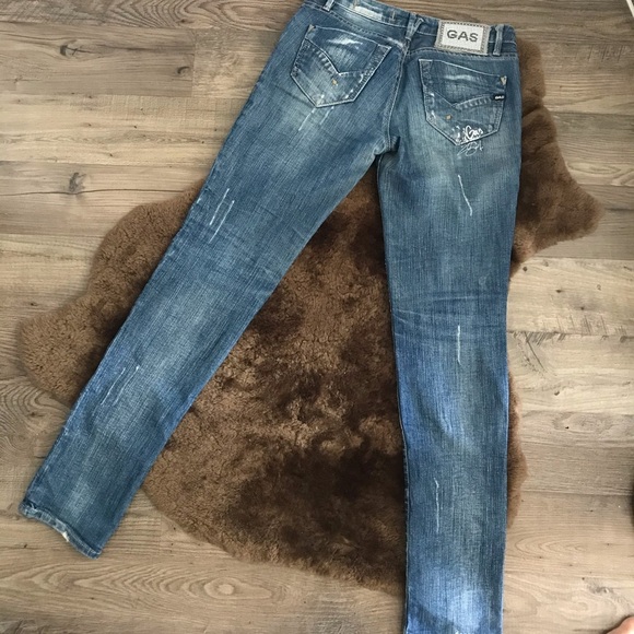 VGUC GAS Jeans slim straight jeans ๐๐๐ - Picture 2 of 13